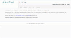 Desktop Screenshot of ankursheel.com