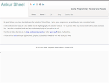 Tablet Screenshot of ankursheel.com